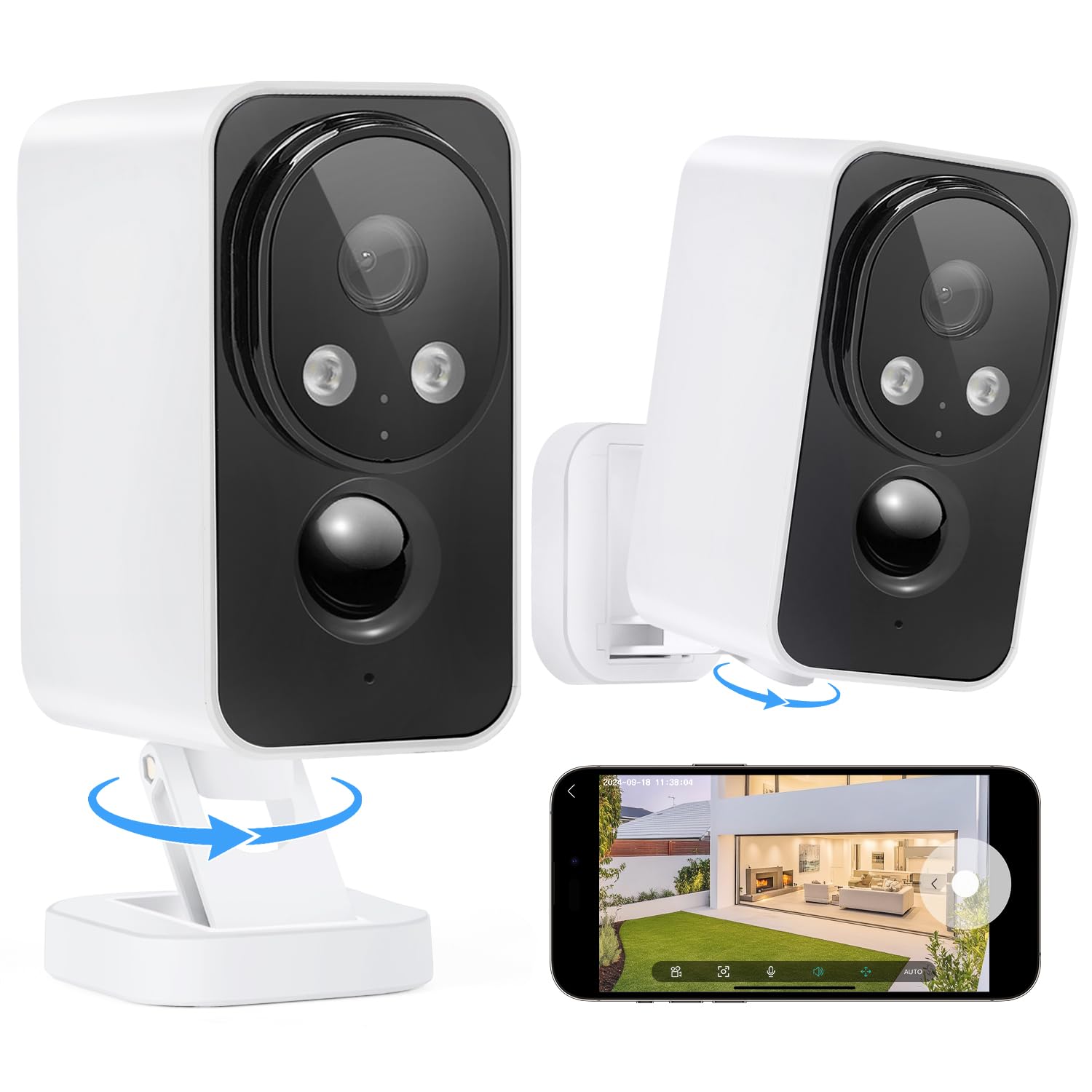 Amazon.com : Security Cameras Wireless Outdoor Pan Rotating 180